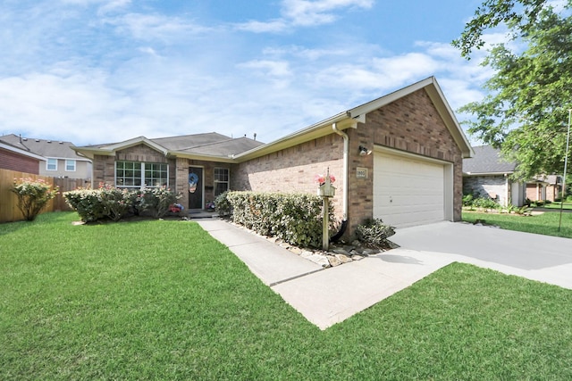1805 Coronel St, Alvin, TX 77511 - single story home featuring brick siding, concrete driveway, and a garage