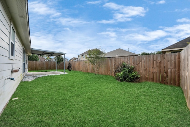 1805 Coronel St, Alvin, TX 77511 - view of yard featuring a patio area