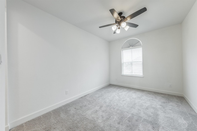 4131 Creek Shore Ln, Fulshear, TX 77441 - carpeted empty room with baseboards and a ceiling fan