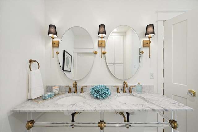 1514 31st St, Galveston, TX 77550 - bathroom featuring double vanity