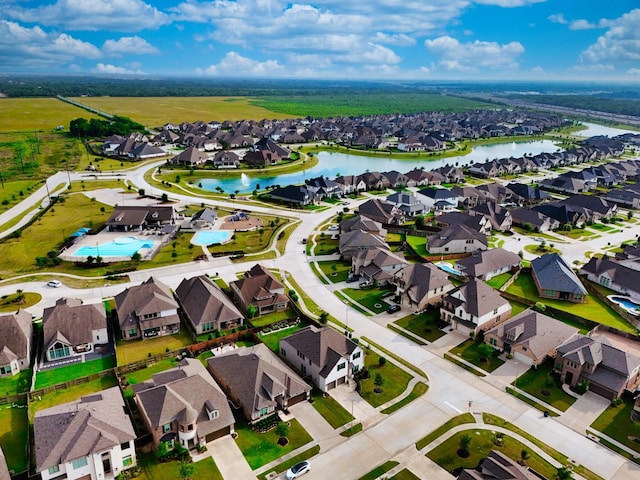 6026 Lake Bridge Ln, Manvel, TX 77578 - view of property location with nearby suburban area and a large body of water