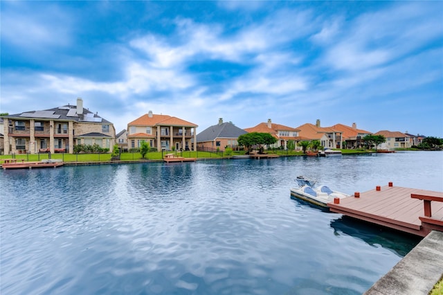 14330 Ayers Rock Rd, Sugar Land, TX 77498 - dock featuring a residential view and a water view
