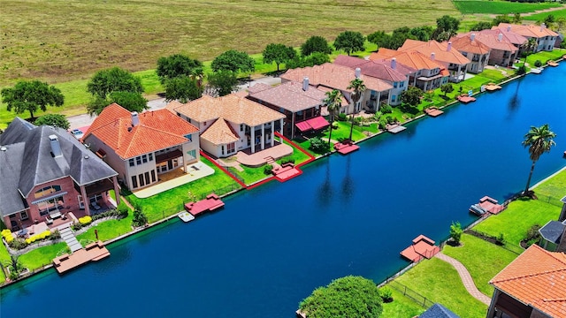 14330 Ayers Rock Rd, Sugar Land, TX 77498 - aerial perspective of suburban area featuring a nearby body of water