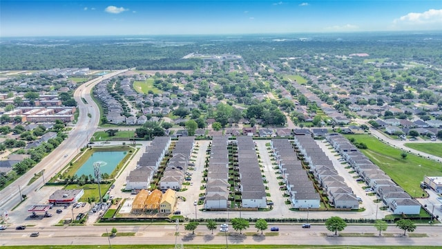 12808 Cozumel Ln, Houston, TX 77045 - aerial view of residential area with a large body of water