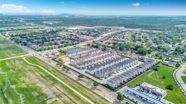 12808 Cozumel Ln, Houston, TX 77045 - aerial view of property and surrounding area
