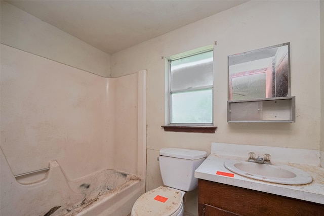 13326 Sundale Rd, Houston, TX 77038 - bathroom featuring vanity, toilet, and shower / bath combination