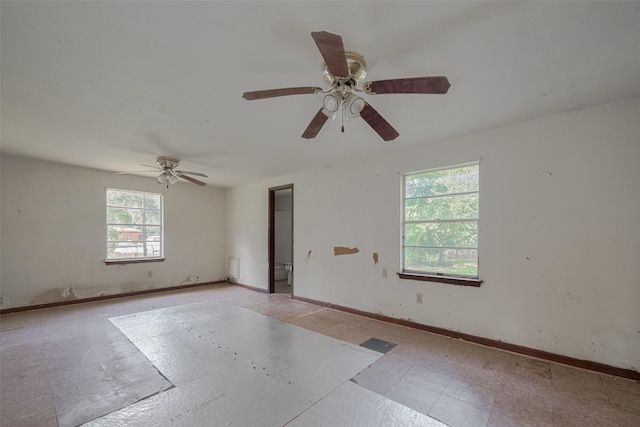 13326 Sundale Rd, Houston, TX 77038 - unfurnished room with ceiling fan and baseboards