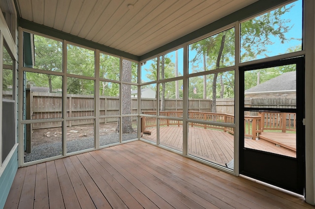 3 Shallow Pond Ct, The Woodlands, TX 77381 - view of unfurnished sunroom