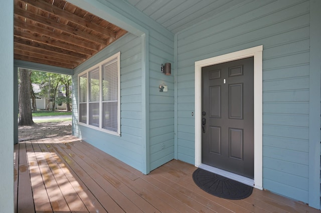 3 Shallow Pond Ct, The Woodlands, TX 77381 - doorway to property with covered porch