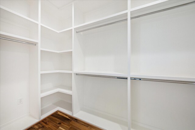 1518 31st St, Galveston, TX 77550 - spacious closet featuring dark wood-style flooring