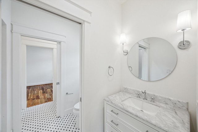 1518 31st St, Galveston, TX 77550 - bathroom featuring vanity and toilet
