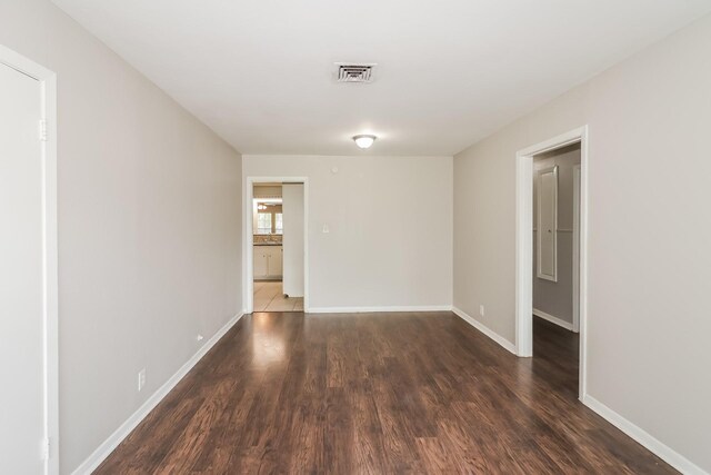 315 Eastlake St, Houston, TX 77034 - unfurnished room featuring wood finished floors and baseboards