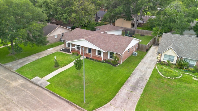 18215 Hereford Ln, Houston, TX 77058 - aerial view of property and surrounding area