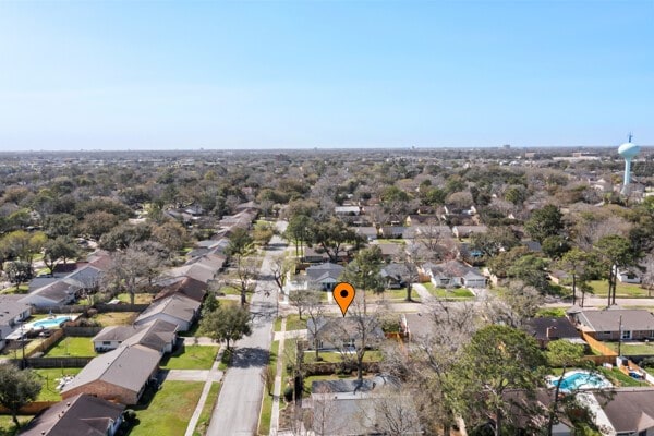 10719 Carlota Ct, Houston, TX 77096 - aerial view of property's location with nearby suburban area
