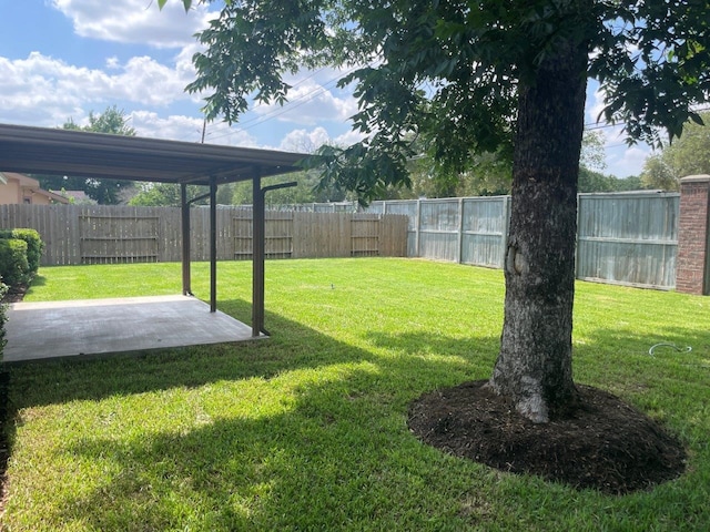 19414 Leafwood Ln, Houston, TX 77084 - view of yard with a patio area