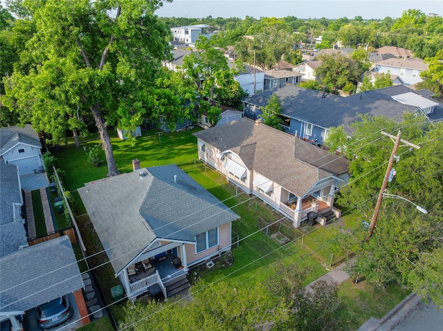 711 E 12th St, Houston, TX 77008 - aerial perspective of suburban area