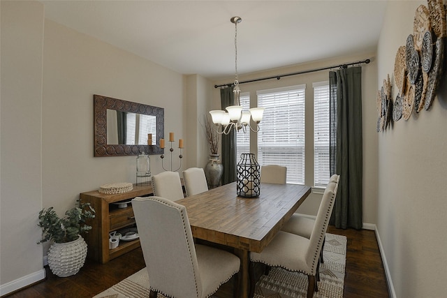 13705 Northline Lake Dr, Houston, TX 77044 - dining room with a chandelier, plenty of natural light, and baseboards