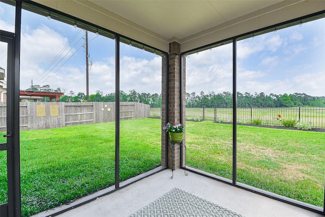 13705 Northline Lake Dr, Houston, TX 77044 - view of unfurnished sunroom