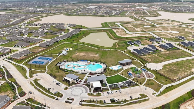 1491 Twilight Green Dr, Katy, TX 77493 - view of property location with a nearby body of water and a pool