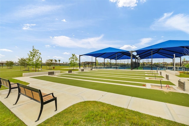 1491 Twilight Green Dr, Katy, TX 77493 - view of property's community with a tennis court