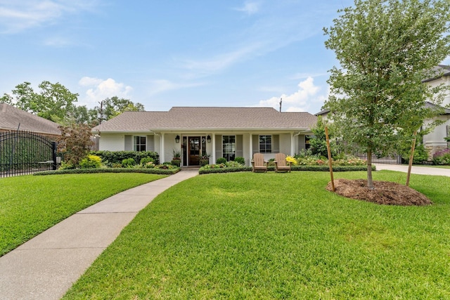 6147 Chevy Chase Dr, Houston, TX 77057 - ranch-style home featuring a porch