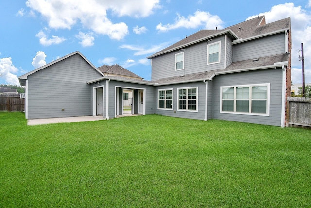 7818 Ludington Dr, Houston, TX 77071 - rear view of house with a patio and a shingled roof