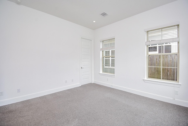 7818 Ludington Dr, Houston, TX 77071 - empty room featuring carpet flooring, baseboards, and recessed lighting