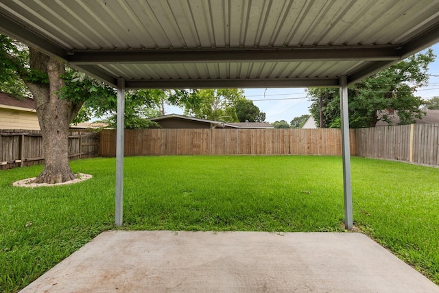 1121 E 13th St, Deer Park, TX 77536 - view of yard with a patio