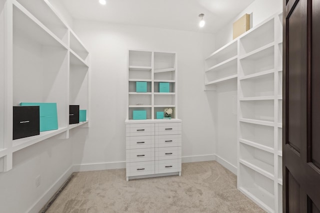 2022 Thonig Rd Unit C, Houston, TX 77055 - walk in closet featuring light carpet