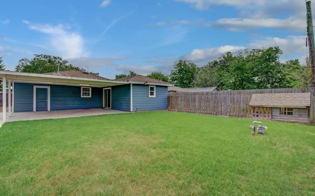 2020 Vince St, Pasadena, TX 77502 - view of yard with a patio area and an outdoor structure