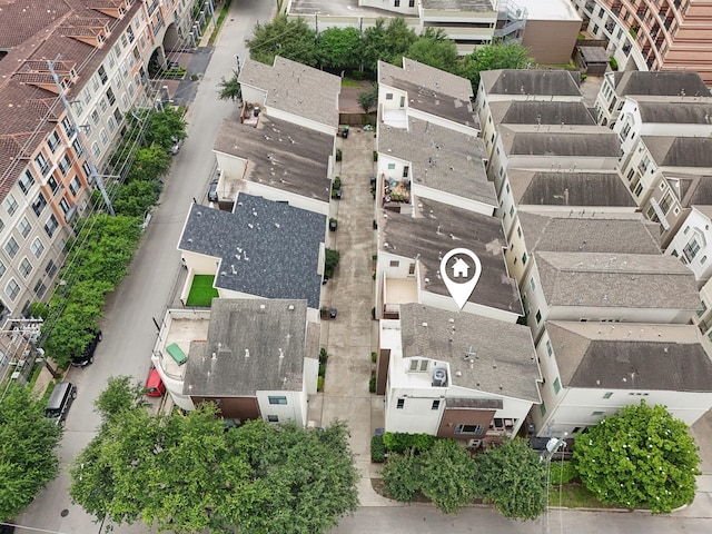 4129 Dickson St, Houston, TX 77007 - bird's eye view