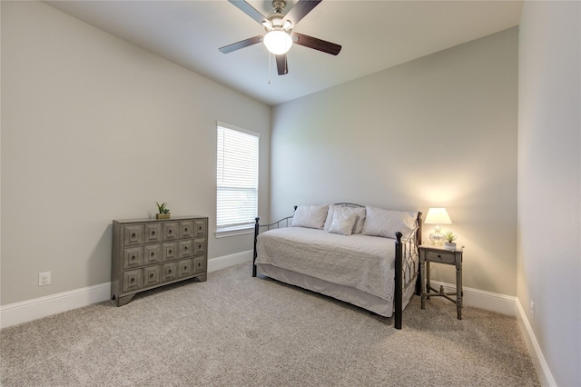 28907 Copper Break Ct, Katy, TX 77494 - carpeted bedroom featuring baseboards and a ceiling fan