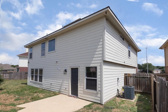 5903 Bonners Park Ct, Katy, TX 77449 - back of house featuring central AC unit and a patio