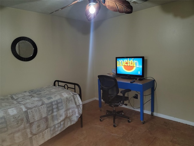 3501 Carson Ct, Pearland, TX 77584 - tiled bedroom with baseboards