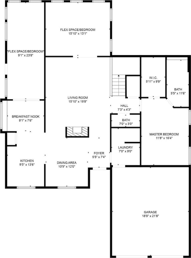 3808 Cottonwood Dr, La Porte, TX 77571 - home floor plan