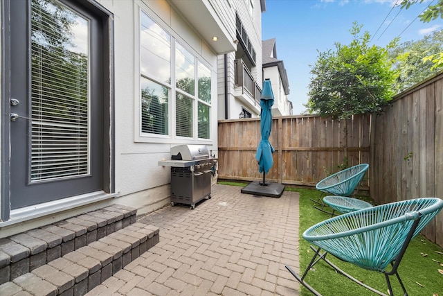 3410 Timbergrove Heights St, Houston, TX 77008 - view of patio featuring a grill