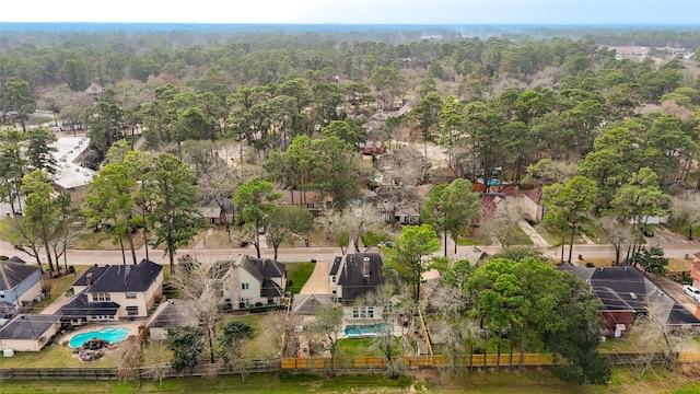 12306 Heatherwick Dr, Cypress, TX 77429 - aerial view of residential area with a pool area