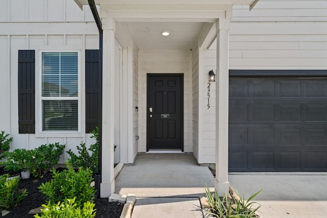 23515 Weir Box Rd, Hockley, TX 77447 - doorway to property featuring board and batten siding