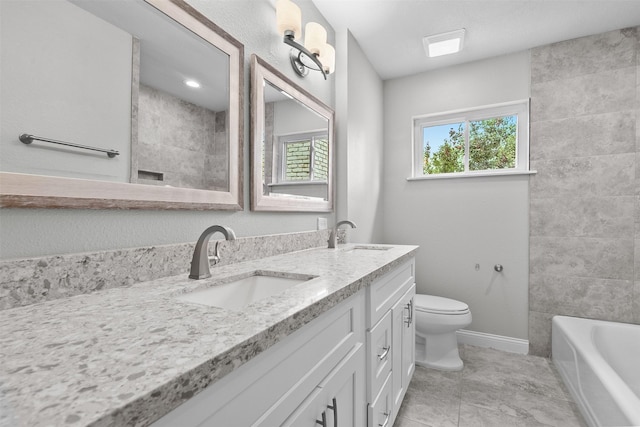 1139 Lehman St, Houston, TX 77018 - bathroom with double vanity and toilet