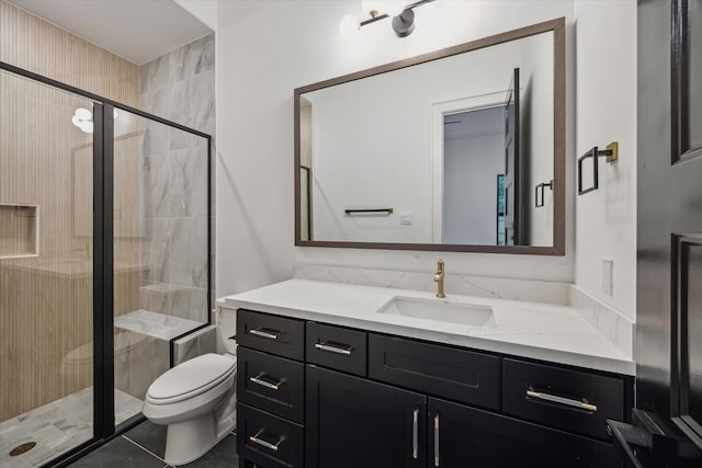 1112 Kinley Ln, Houston, TX 77018 - full bath with vanity and a stall shower
