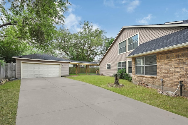 15427 Stonehill Dr, Houston, TX 77062 - view of front of property with driveway and brick siding