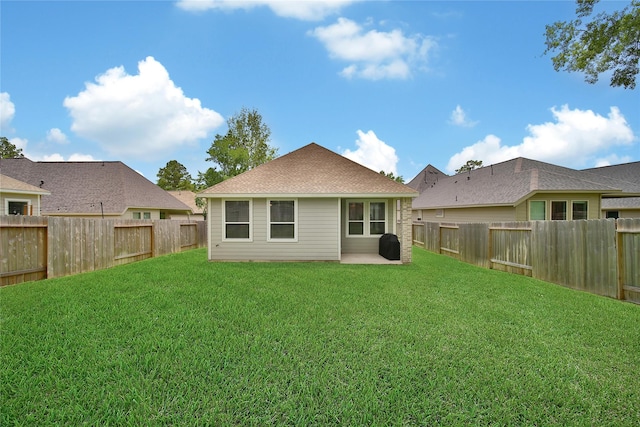 296 N Cascade Heights Dr, Montgomery, TX 77316 - rear view of property with roof with shingles and a patio