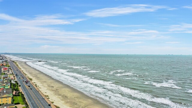 7310 Seawall Blvd Unit 210, Galveston, TX 77551 - water view featuring nearby beach