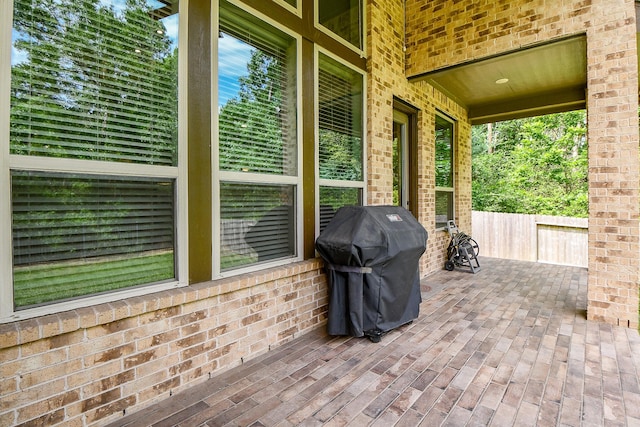 1704 Graystone Hills Dr, Conroe, TX 77304 - view of patio / terrace featuring area for grilling