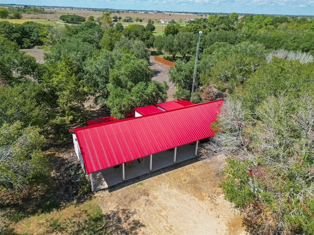 6121 County Road 225, Hungerford, TX 77448 - view of subject property featuring a heavily wooded area