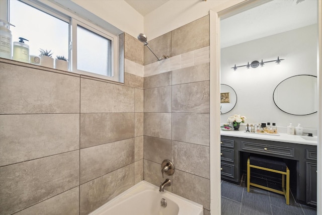 2227 Holly Knoll St, Houston, TX 77077 - bathroom with  shower combination and vanity