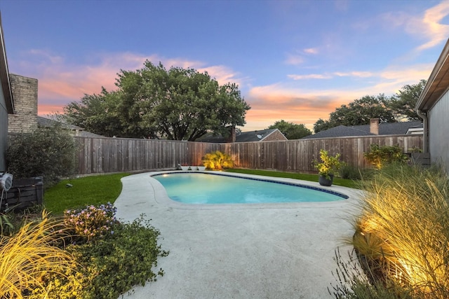 2227 Holly Knoll St, Houston, TX 77077 - view of pool featuring a fenced backyard and a patio area