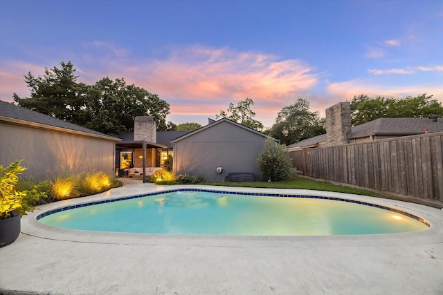 2227 Holly Knoll St, Houston, TX 77077 - view of swimming pool featuring a patio