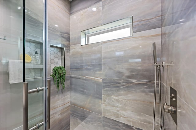 18310 Shaman Dr, Galveston, TX 77554 - full bathroom with tiled shower
