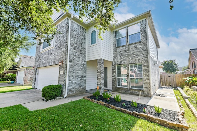 15503 Hickory Dale St, Cypress, TX 77429 - traditional home with a garage and concrete driveway